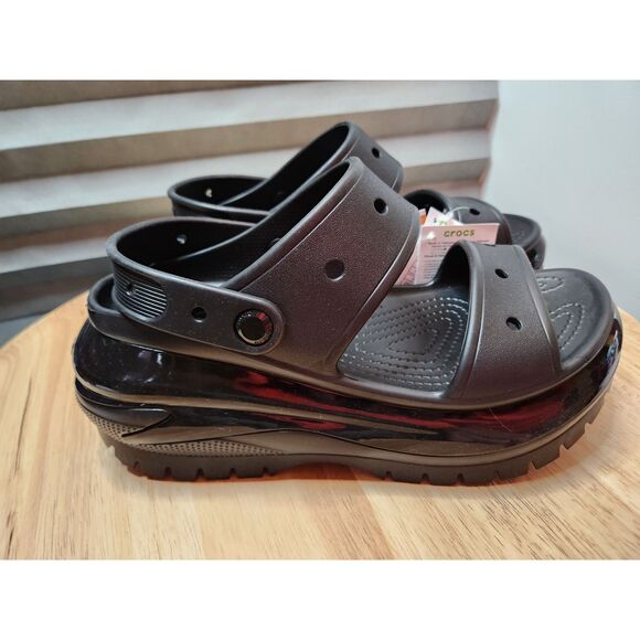 Crocs Mega Crush Sandal | Women's size 9 | Black - Picture 3 of 11